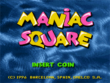 Maniac Square - Screenshot - Game Title Image