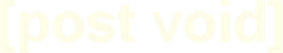Post Void - Clear Logo Image