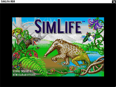 SimLife: The Genetic Playground - Screenshot - Game Title Image