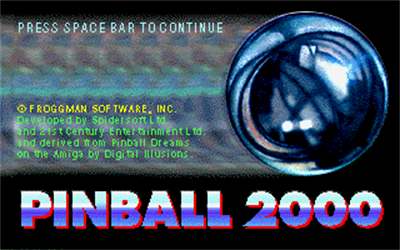 Pinball 2000 - Screenshot - Game Title Image