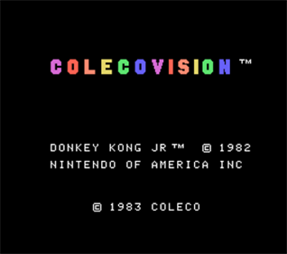 Donkey Kong Jr - Screenshot - Game Title Image