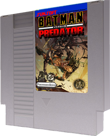 Batman versus Predator - Cart - 3D Image