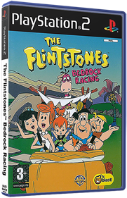 The Flintstones: Bedrock Racing - Box - 3D Image