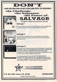 Salvage III - Advertisement Flyer - Front Image
