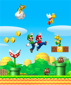 New Super Mario Bros. - Fanart - Background Image