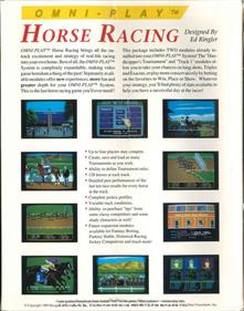 Omni-Play Horse Racing - Box - Back Image