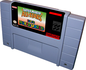 Super Mario All-Stars / Super Mario World - Cart - 3D Image