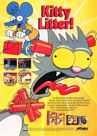 The Itchy & Scratchy Game - Advertisement Flyer - Front Image