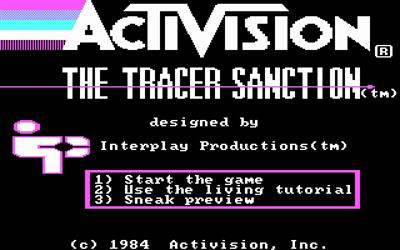 The Tracer Sanction - Screenshot - Game Title Image