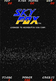 Sky Fox - Screenshot - Game Title Image