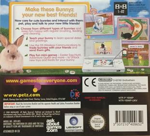 Petz Bunnyz - Box - Back Image