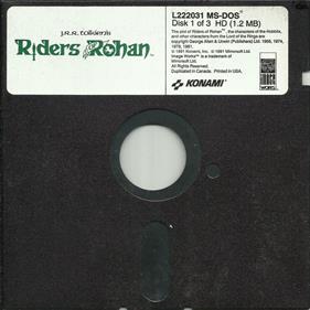J.R.R. Tolkien's Riders of Rohan - Disc Image
