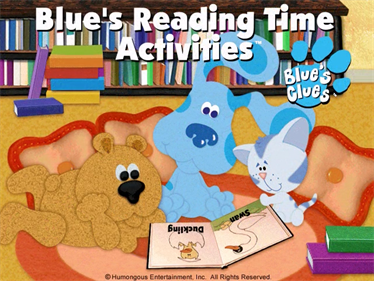 Blue's Reading Time Activities - Screenshot - Game Title Image