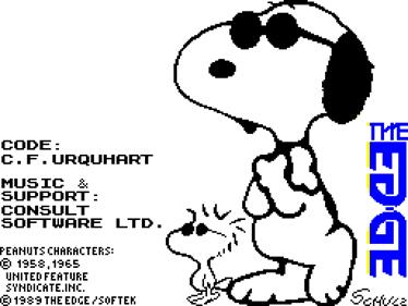 Snoopy: The Cool Computer Game - Screenshot - Game Title Image