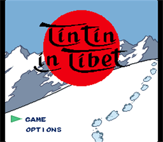 Tintin in Tibet - Screenshot - Game Title Image