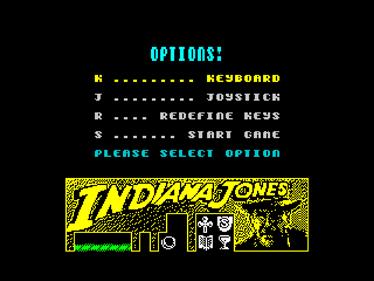 Indiana Jones and the Last Crusade: The Action Game - Screenshot - Game Select Image