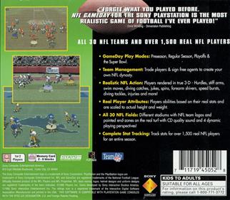 NFL GameDay - Box - Back Image