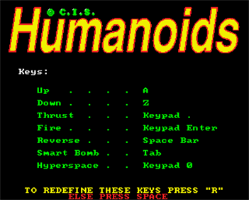 Humanoids and Robotix - Screenshot - Game Title Image