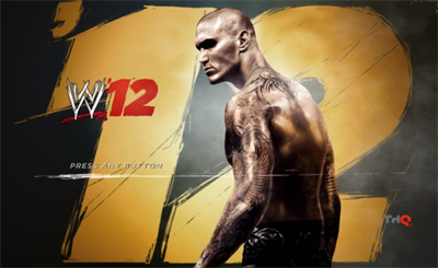 WWE '12 - Screenshot - Game Title Image