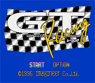 GT Racing - Screenshot - Game Title Image