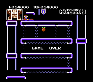 Donkey Kong Jr. - Screenshot - Game Over Image