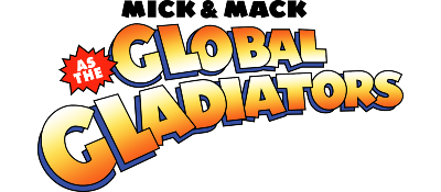 Mick & Mack as the Global Gladiators - Clear Logo Image