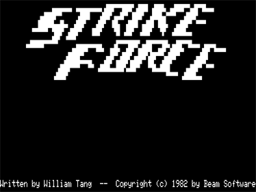 Strike Force - Screenshot - Game Title Image