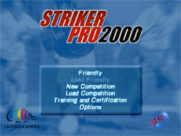 Striker Pro 2000 - Screenshot - Game Title Image