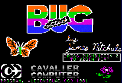 Bug Attack - Screenshot - Game Title Image