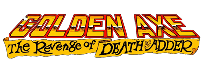 Golden Axe: The Curse of Death Adder - Clear Logo Image