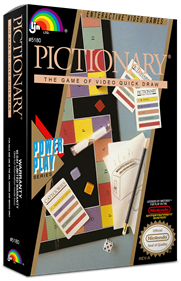 Pictionary: The Game of Video Quick Draw - Box - 3D Image