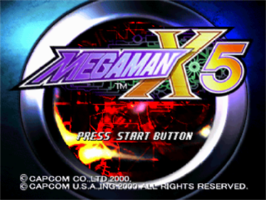 Mega Man X5 - Screenshot - Game Title Image