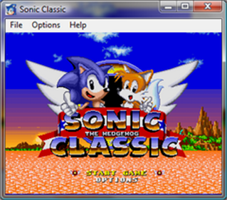 Sonic the Hedgehog Classic - Screenshot - Game Title Image