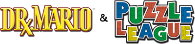 2 Games in 1!: Dr. Mario / Puzzle League - Clear Logo Image