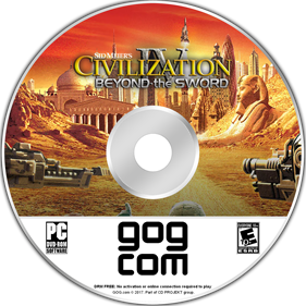 Sid Meier's Civilization IV: Beyond the Sword - Fanart - Disc Image
