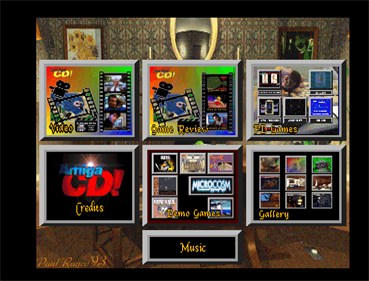 Amiga CD! Issue No. 3 Cover Disc - Screenshot - Game Select Image
