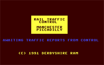 R.T.C. Manchester Piccadilly - Screenshot - Game Title Image