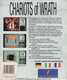 Chariots of Wrath - Box - Back Image