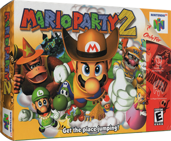 Mario Party 2 - Box - 3D Image