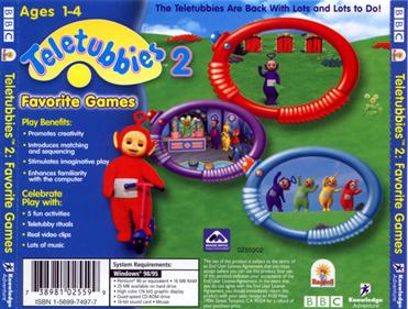 Teletubbies 2: Favorite Games - Box - Back Image