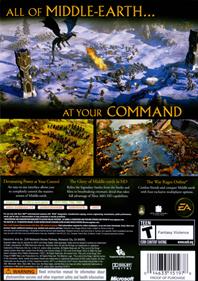 The Lord of the Rings: The Battle for Middle-Earth II - Box - Back Image