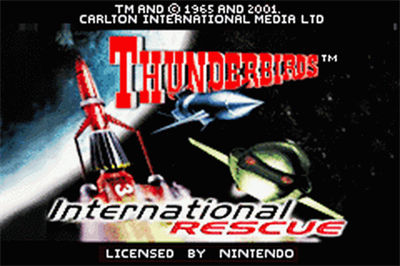 Thunderbirds International Rescue - Screenshot - Game Title Image