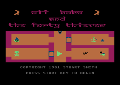 Ali Baba and the Forty Thieves - Screenshot - Game Title Image