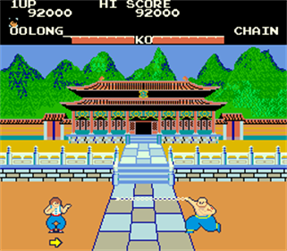 Yie Ar Kung-Fu - Screenshot - Gameplay Image