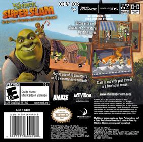 Shrek: Super Slam - Box - Back Image