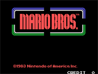 Mario Bros. - Screenshot - Game Title Image