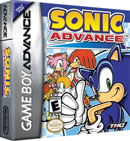 Sonic Advance - Box - 3D Image