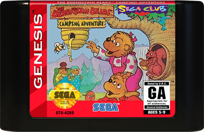 The Berenstain Bears' Camping Adventure - Cart - Front Image