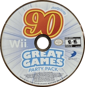 Family Party: 90 Great Games: Party Pack - Disc Image