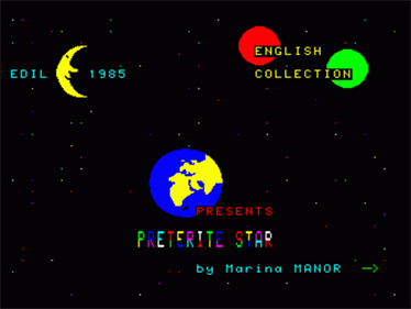 Preterite Star - Screenshot - Game Title Image